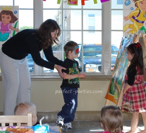 Our version of Pin the Tail for a Dora and Diego themed party.